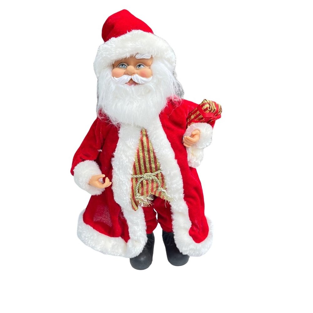 Vintage Classic Santa Claus Doll Christmas Figure Tabletop Holiday Decor 18"Tall
